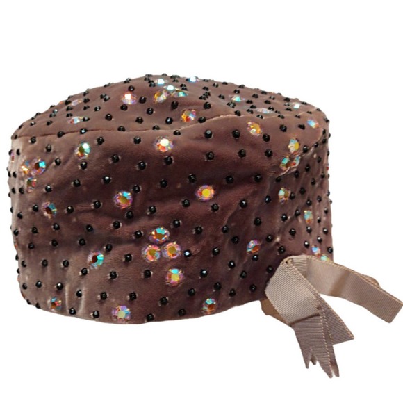 Pillbox women\'s hat Wm silverman New York vintage main image 5